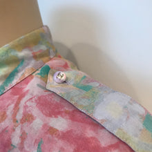 Load image into Gallery viewer, Chanel 2011 Resort Cruise Cotton pastel sheer ladies&#39; blouse/ Men’s shirt FR 44 US 12/14