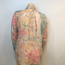 Load image into Gallery viewer, Chanel 2011 Resort Cruise Cotton pastel sheer ladies&#39; blouse/ Men’s shirt FR 44 US 12/14