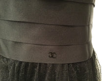 Load image into Gallery viewer, Chanel 06A, 2006 Fall Black Layer Lace Mini Tube Dress FR 38 US 4