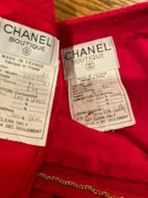 Load image into Gallery viewer, 93P 1993 Spring Rare Vintage Chanel Rose Skirt Suit Set FR 40 US 4