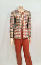 Load image into Gallery viewer, NWT New with Tags Chanel 01A, 2001 Fall Autumn Vintage Leather Pants Leggings Rust Color FR 40 US 2/4/6