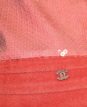 Load image into Gallery viewer, Chanel 2008 Cruise 08C Salmon Coral Orange Sequin Terry Cloth Bomber Jacket FR 40