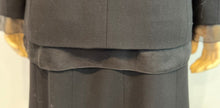 Load image into Gallery viewer, Vintage Chanel 98A 1998 Fall Black Chiffon Skirt Suit FR 38 US 6/8