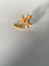 Load image into Gallery viewer, Chanel 01P, 2001 Spring Comte Coco shooting Stars Pierced Earrings
