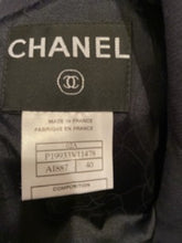 Load image into Gallery viewer, Rare Chanel 02A 2002 Fall Black Fitted Jacket with Crystal Embellishments FR 40 US 4/6