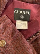 Load image into Gallery viewer, Vintage Chanel 98A, 1998 Fall Maroon Jacket FR 40 US 6/8