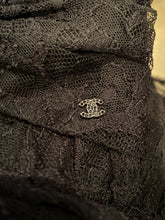 Load image into Gallery viewer, Chanel 05A, 2005 Fall Black Lace Dress/Skirt FR 38