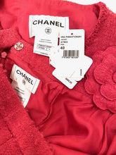 Load image into Gallery viewer, Chanel 09A, 2009 Fall Rose Color Skirt Suit with matching Camellia Pin FR 40/42 US 6