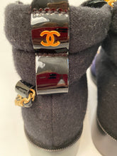 Load image into Gallery viewer, CHANEL 15A Paris Salzburg Charm chains Ankle Boots EU 39