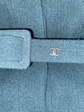 Load image into Gallery viewer, Vintage Chanel 98A, 1998 Fall Dark Green Short Jacket with matching belt FR 38