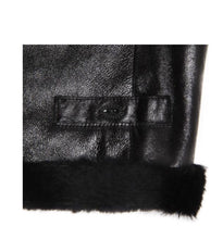 Load image into Gallery viewer, Chanel 05A 2005 Autumn Fall Leather Fur lined &amp; Trimmed Cropped Short Vest FR 40 US 4/6/8