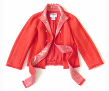 Load image into Gallery viewer, Chanel 08C Resort Cruise Coral Fringe Dress Jacket Tweed Sequin Set FR 42 US 8/10