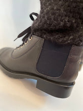 Load image into Gallery viewer, Chanel 11A, 2011 Fall Runway Black Leather Boots EU 39 US 8.5/9