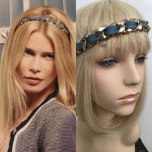 Load image into Gallery viewer, Chanel 08C 2008 Cruise Denim Gold Chain Headband/Necklace/Bracelet