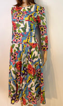Load image into Gallery viewer, Chanel 15C 2015 Cruise Paris Dubai Long Floral Summer Dress FR 38 US 4