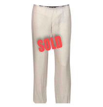 Load image into Gallery viewer, Vintage Chanel 03P, 2003 Spring Ivory Trouser Pants FR 36