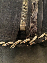 Load image into Gallery viewer, Chanel 06A 2006 Fall Washed Velvet Biker Jacket FR 42