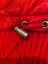 Load image into Gallery viewer, Chanel Identification 03A 2003 Fall Bomber Jacket Red Reversible CC Logo Sport Coat FR 38