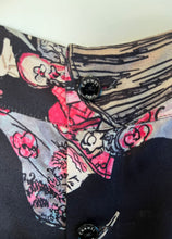 Load image into Gallery viewer, Chanel 10A 2010 Pre-Fall Paris Shanghai Black/Pink Samurai Silk Blouse FR 42 US 8/10