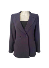 Load image into Gallery viewer, Vintage Chanel 98A, 1998 Fall Double Breasted Dark Navy Blue Jacket FR 38 US 4