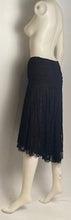 Load image into Gallery viewer, Chanel 05A, 2005 Fall Black Lace Dress/Skirt FR 38