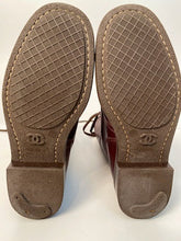 Load image into Gallery viewer, Chanel 13A 2013 Fall Paris Edinburgh Dark Brown Blue Interior Leather Lace Up Engineer Boots EU 39