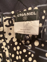 Load image into Gallery viewer, Vintage Chanel 02A, 2002 Fall Silk with Pearl trim CC logo Camisole Blouse Top FR 40
