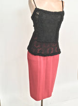 Load image into Gallery viewer, Chanel Vintage 04A 2004 Fall Autumn Crochet Camisole Black Tank Top FR 38 US 4/6