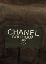 Load image into Gallery viewer, Chanel Vintage 1990 Long Brown Dress Coat Jacket US 14/16