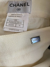 Load image into Gallery viewer, Vintage Chanel 03P, 2003 Spring Ivory Trouser Pants FR 36