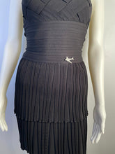Load image into Gallery viewer, Chanel 08C 2008 Cruise Black Pleated Skirt Set Dress FR 36 US 4