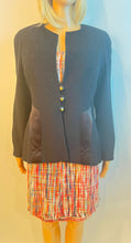 Load image into Gallery viewer, Rare Vintage Chanel 94P, 1994 Spring Runway Black Jacket Blazer FR 42 US 6/8
