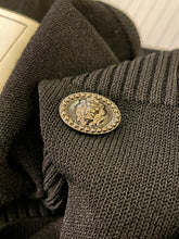 Load image into Gallery viewer, Chanel short sleeve black mid length dress FR 40