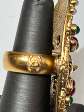 Load image into Gallery viewer, Rare Chanel 11C 2011 Cruise Resort Poured Glass Cocktail Ring Sz 6