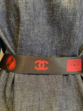 Load image into Gallery viewer, Rare Chanel Vintage 04P, 2004 Spring Disc Cassette Record Fabric Belt