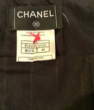 Load image into Gallery viewer, Vintage Chanel 01A, 2001 Fall Brown Pinstripe pant trouser wool cashmere US 10/12