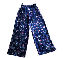 Load image into Gallery viewer, 97A, 1997 Fall Vintage Chanel sheer velvet wide leg Pant Trousers FR 36