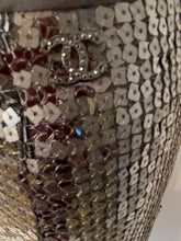 Load image into Gallery viewer, Chanel 02A 2002 Fall black sequin skirt FR 38 US 4