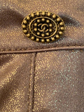 Load image into Gallery viewer, Chanel 12A, 2012 Fall Paris Bombay Stretchy Gold Metallic Pants Leggings FR 40 US 4/6