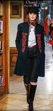 Load image into Gallery viewer, Rare Hard to Find Chanel 15A 2015 Pre-Fall Paris-Salzburg Navy Red Coat FR 40 US 4/6