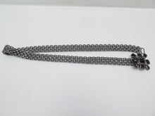 Load image into Gallery viewer, Chanel 04A, 2004 Fall Belt Red black Bordeaux gripoix ruthenium Metal chain belt