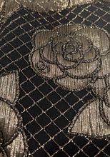 Load image into Gallery viewer, Chanel 17C 2017 Cruise Paris-Cuba Gold Metallic and Black Blouse FR 40 US 6/8