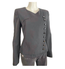 Load image into Gallery viewer, Chanel 00T, 2000 Transition Collection ‘GABRIELLE’ Buttons Black Jacket FR 38 US 4