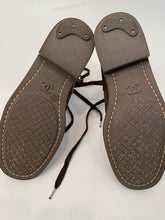 Load image into Gallery viewer, Chanel 13A Paris Edinburgh Brown Leather Lace Up Engineer Boots EU 39