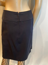 Load image into Gallery viewer, Chanel Vintage 95P, 1995 Spring Dark Navy side zippers Skirt FR 40 US 6