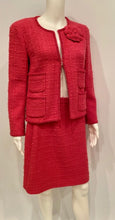 Load image into Gallery viewer, Chanel 09A, 2009 Fall Rose Color Skirt Suit with matching Camellia Pin FR 40/42 US 6