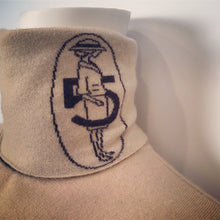 Load image into Gallery viewer, Chanel 04A Fall Light Brown Beige Turtle Neck Coco Cashmere Sweater FR 38 US 4/6