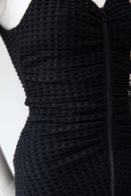Load image into Gallery viewer, NWT New with Tags Black Chanel Fitted Contour Zip Up Mini Dress FR 40 US 4/6