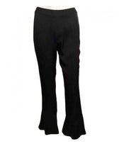 Load image into Gallery viewer, Chanel 01A, 2001 Fall Black Flare Bottom Satin Flare Pants FR 40