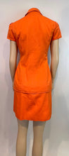 Load image into Gallery viewer, 1990’s Chanel Boutique Vintage Orange Mini Skirt Suit Set US 2/4